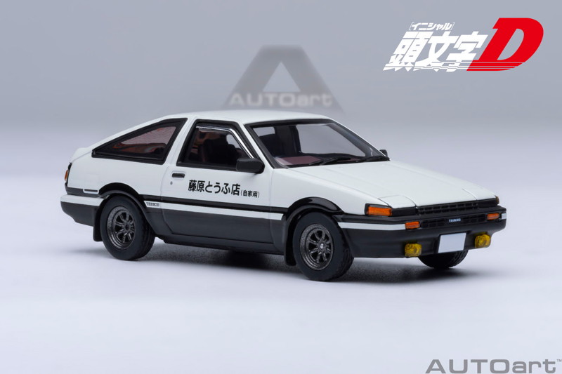 トヨタ スプリンター トレノ（AE86）『頭文字 D』（「藤原とうふ店」 豆腐パーツ付属）