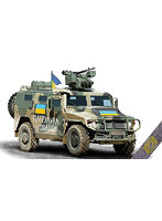 UA72188 1/72 ウクライナ・ティーグルM・アルバレット銃塔装備型