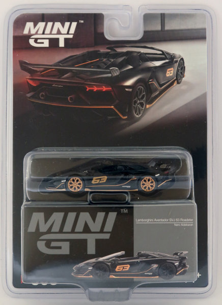 ランボルギーニ アヴェンタドール SVJ 63 ロードスター Nero Aldebaran (ブラック)(左ハンドル)