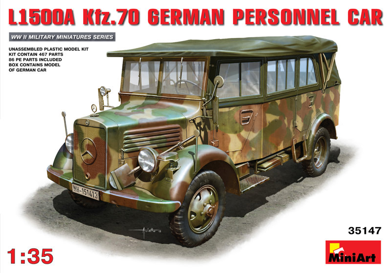MA35147 1/35 ドイツ軍 L1500A Kfz.70兵員輸送車