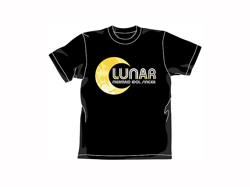 瀬戸の花嫁 LUNAR Tシャツ ブラック XL