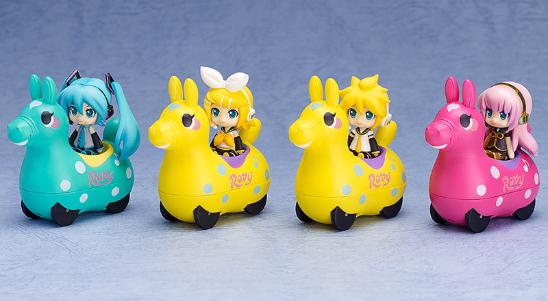 ねんどろいどぷらす 初音ミク×CuteRody 激走！プルバックカー 初音ミク＆キュートロディ（ミント）