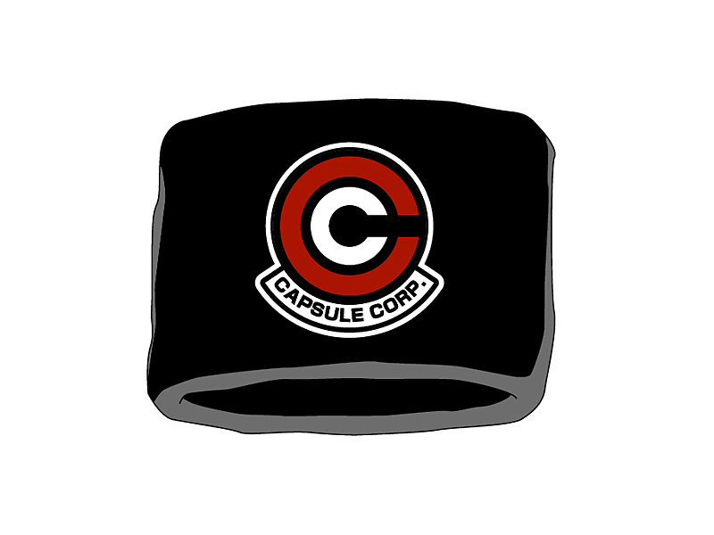 Dmm Com ドラゴンボールz カプセルコーポレーションロゴ リストバンド ブラック ホビー通販