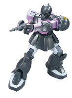 【5月再生産分】HGUC 1/144 68 ザク I（黒い三連星仕様）