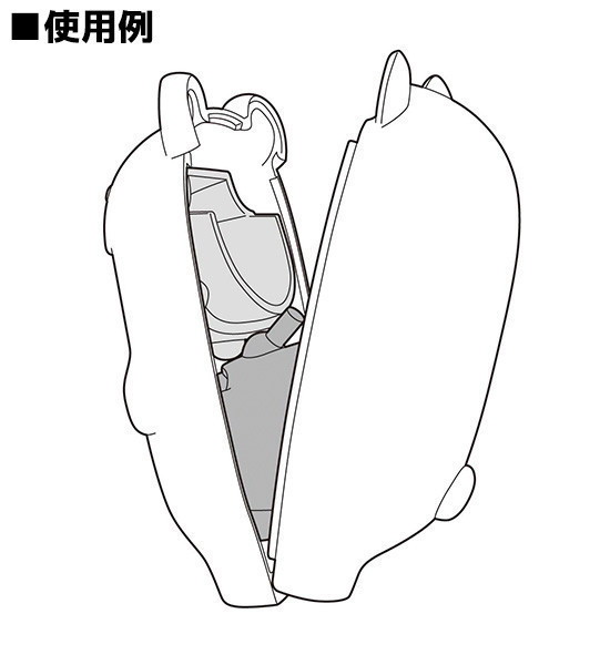 ねんどろいどもあ ハイキュー！！ きぐるみフェイスパーツケース（梟谷学園高校）