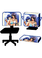 一騎当千GG PCカバー3点セットC（呂蒙子明＆関羽雲長）