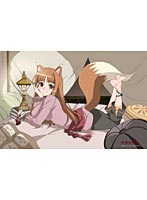 狼と香辛料 ベッドシーツB ホロ 夜のくつろぎ
