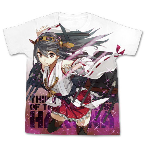 艦隊これくしょん-艦これ- 榛名フルグラフィックTシャツ/ホワイト-S
