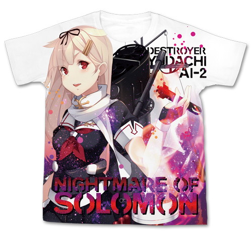 艦隊これくしょん-艦これ- 夕立改二フルグラフィックTシャツ/WHITE-S