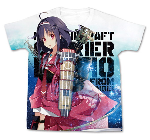 艦隊これくしょん-艦これ- 龍鳳フルグラフィックTシャツ/WHITE-L