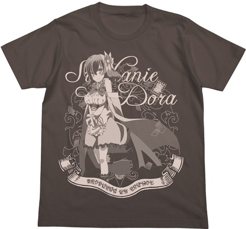 ノーゲーム・ノーライフ 「ステファニー・ドーラ」Tシャツ/CHARCOAL-S