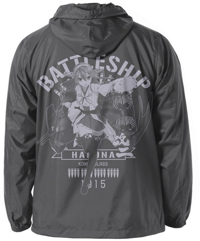 艦隊これくしょん-艦これ- 榛名改二フーデッドウインドブレーカー/MEDIUM GRAY-M