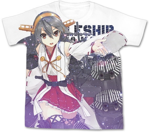 艦隊これくしょん-艦これ- 榛名改二 フルグラフィックTシャツ/WHITE-L