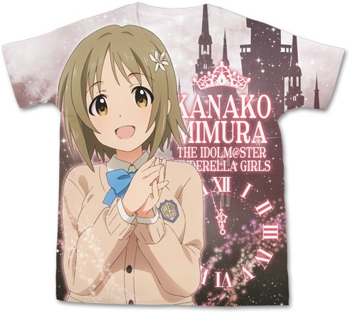 Dmm Com アイドルマスターシンデレラガールズ アニメ 三村かな子 フルグラフィックtシャツ White L ホビー通販