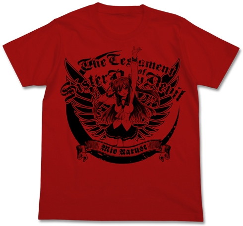 新妹魔王の契約者 成瀬澪Tシャツ/RED-XL