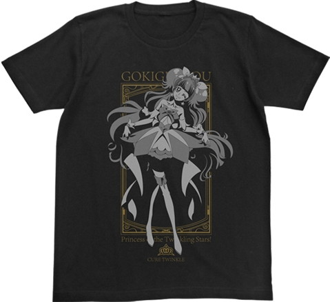 Dmm Com Go プリンセスプリキュア キュアトゥインクルtシャツ Black M ホビー通販