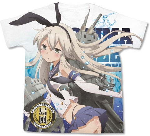 艦隊これくしょん-艦これ- Animation Sequence 島風フルグラフィックTシャツ/WHITE-S