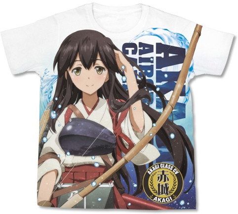 艦隊これくしょん-艦これ- Animation Sequence 赤城フルグラフィックTシャツ/WHITE-S