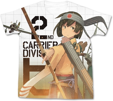 艦隊これくしょん-艦これ- 飛龍改二フルグラフィックTシャツ/WHITE-M
