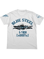 【クリックで詳細表示】劇場版 蒼き鋼のアルペジオ-アルス・ノヴァ- Cadenza I-401(Combined ； YAMATO)Tシャツ/WHITE-M