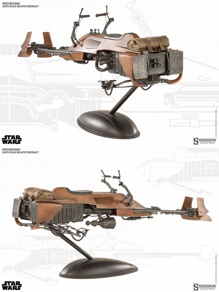 『スター・ウォーズ』1/6スケールビークル【ミリタリーズ・オブ・スター・ウォーズ】 スピーダー・バイク