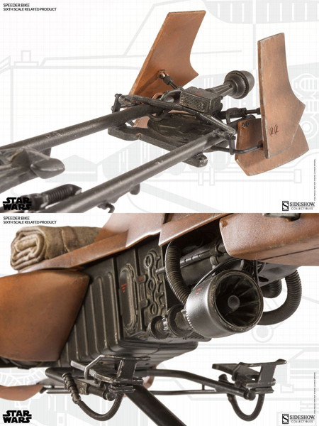 『スター・ウォーズ』1/6スケールビークル【ミリタリーズ・オブ・スター・ウォーズ】 スピーダー・バイク