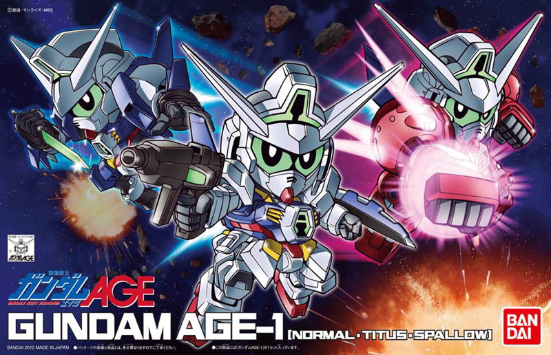 SD・BB戦士＜369＞ ガンダムAGE-1（ノーマル・タイタス・スパロー）