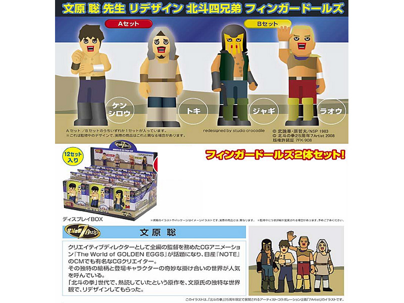 BOX販売 北斗四兄弟フィンガードールズ 5,514円