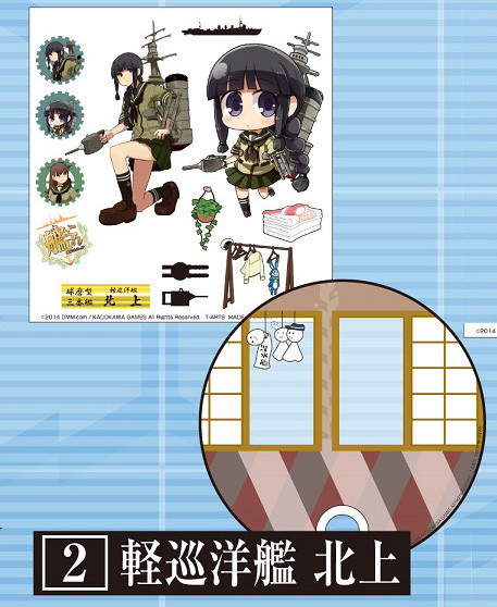 艦隊これくしょん-艦これ- クリアうちわ 軽巡洋艦 北上