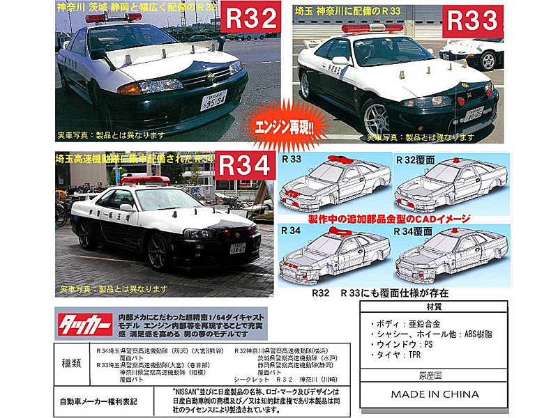 BOX販売 タッカ-GT-R THE ENGINE 高速機動隊