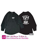 BSF 3/4 Sleeve TシャツA S