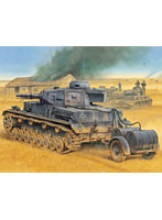 1/35 WW.IIドイツ軍 IV号戦車E型 潜水戦車 w/トレーラー