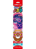 光るメガネ ピンク