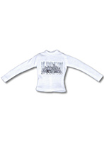 NOT DEAD プリントTシャツ（長袖） 白