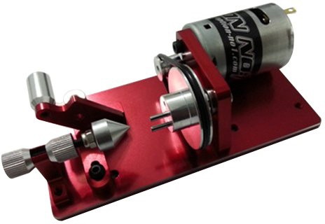 ミニ四駆用タイヤセッター＋パワーステーション付レッド