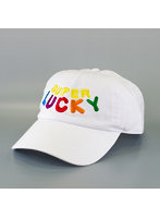 SUPER LUCKY キャップ white
