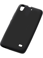 Ascend G620S対応 シルキータッチ・シリコンジャケット ブラック