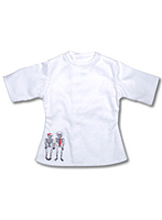 60ティム＆ティナ半袖Tシャツ 白