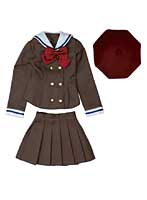 60cmセーラージャケット制服セット ブラウン