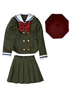 60cmセーラージャケット制服セット カーキ