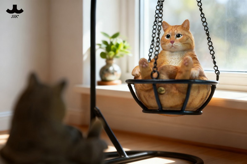 JXKスタジオ ハンギング バスケット キャット A