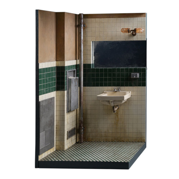 モージングトイズ 1/6 アメリカン バスルーム ジオラマベース Bのサムネイル画像