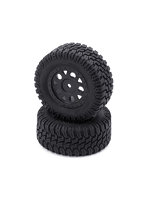 DT/SC用 タイヤセット（黒ホイール）12mm 2個入
