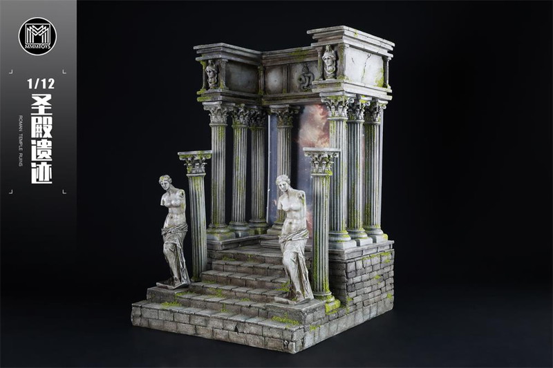 MMMトイズ 1/12 ローマ神殿遺跡ジオラマベース 3A