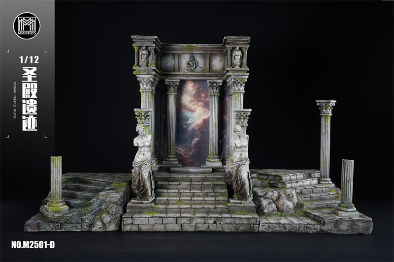 MMMトイズ 1/12 ローマ神殿遺跡ジオラマベース D