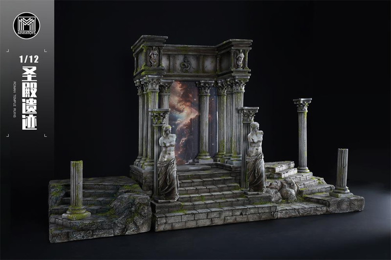 MMMトイズ 1/12 ローマ神殿遺跡ジオラマベース D