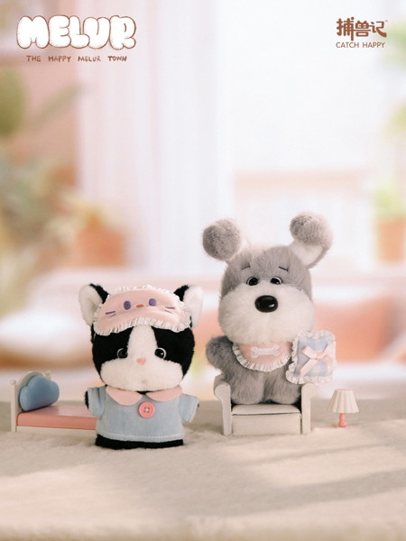 【BOX販売】MELUR The Happy Melur Town おやすみストーリー シリーズぬいぐるみ（1BOX=6個）