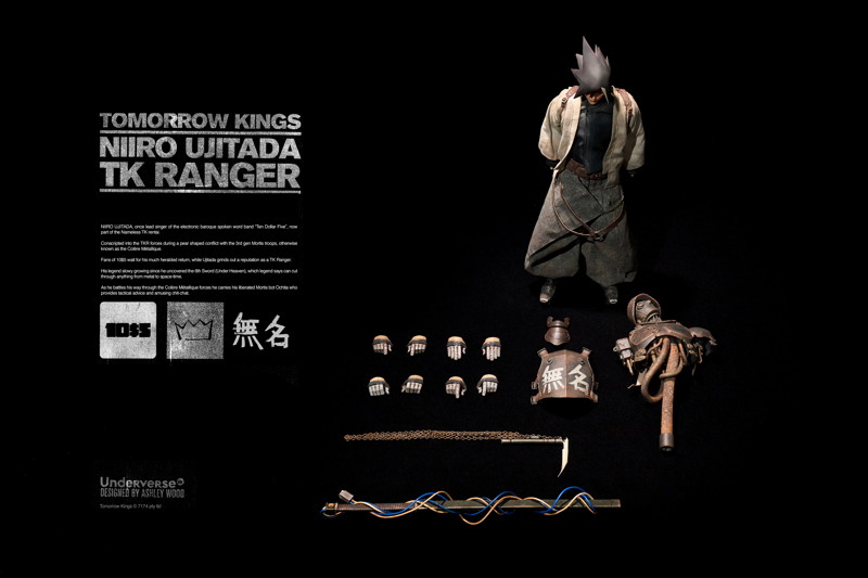 Underverse 1/6 TOMORROW KINGS series TK RANGER NIIRO UJITADA Action Figure