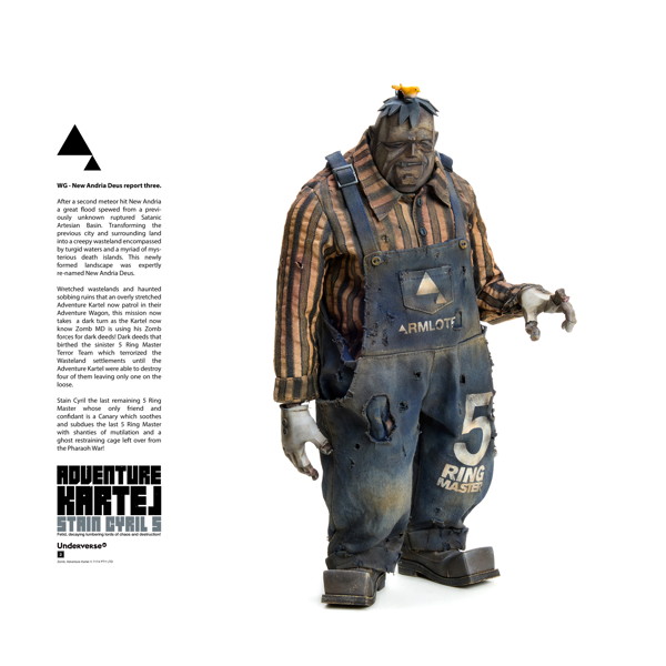 Underverse 1/6 ADVENTURE KARTEL series Stain Cyril Action Figure