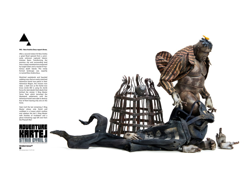 Underverse 1/6 ADVENTURE KARTEL series Stain Cyril Action Figure